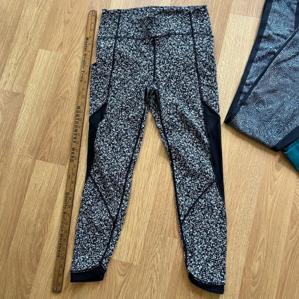 Lululemon Lot of 3 Multicolored Leggings Women's Size Small Read for Measurement